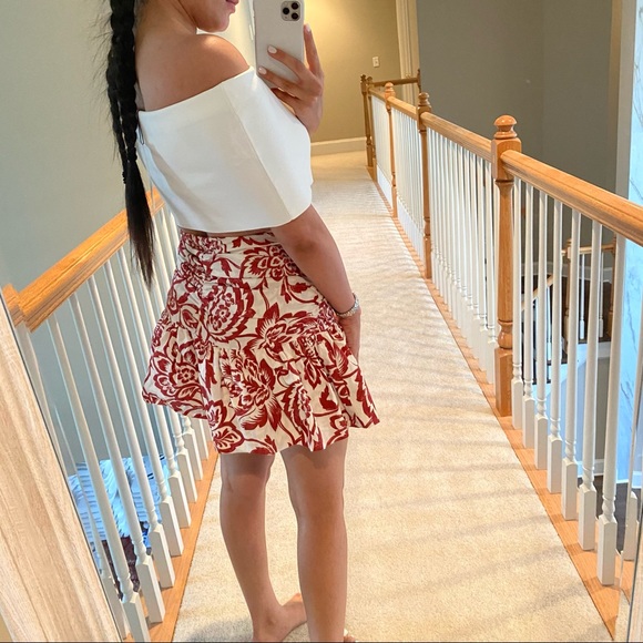 ZARA NWT FLORAL PRINT SKIRT - Picture 14 of 16